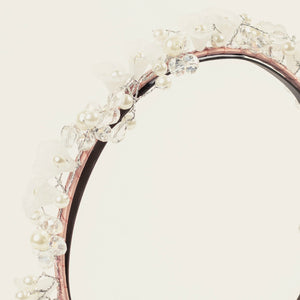 Lilies Pearls Headband