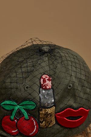 Cherry Lips baseball cap